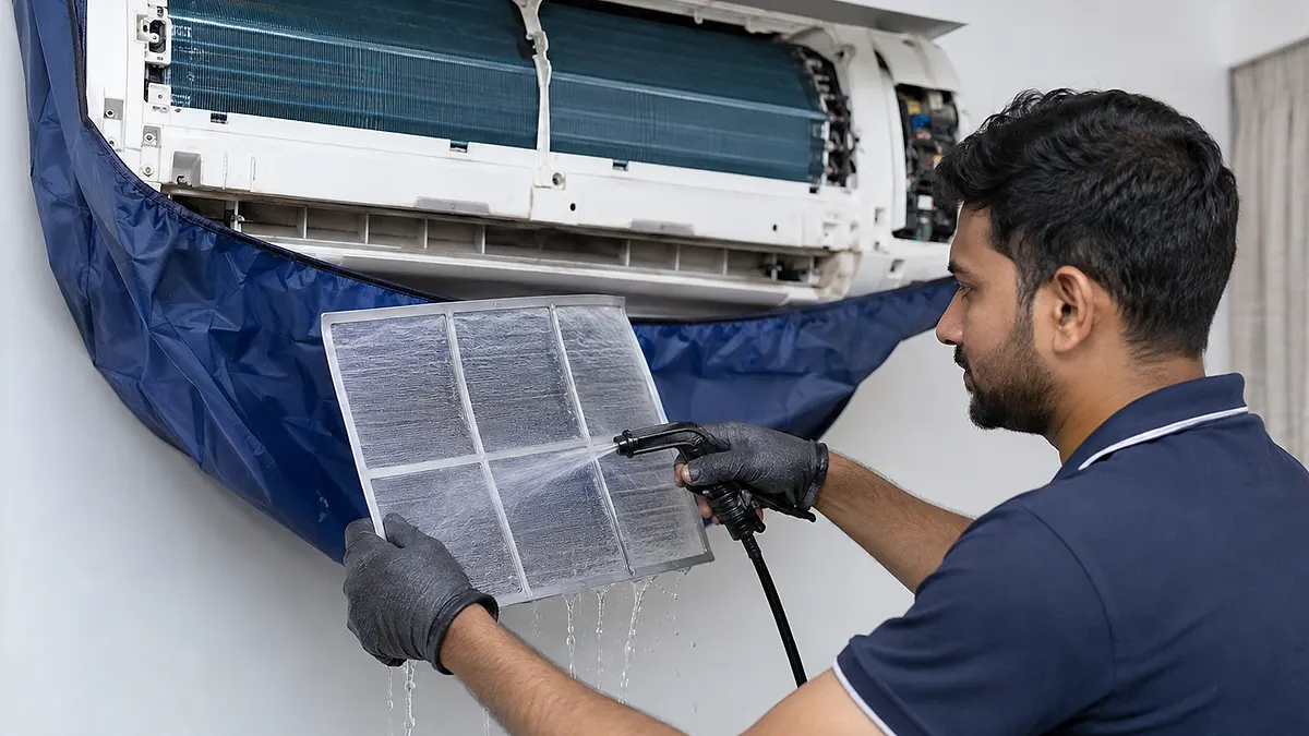 Comprehensive and non-comprehensive AC AMC comparison in Pondicherry