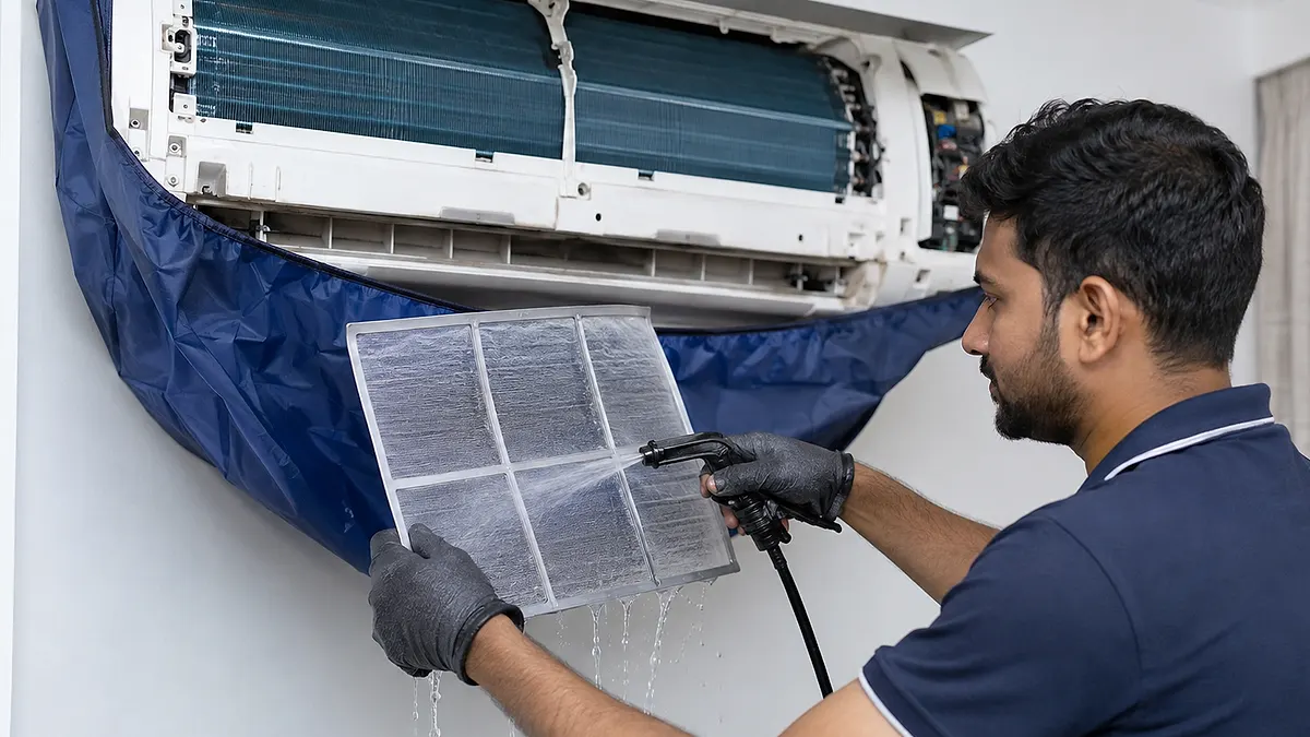 Split AC Installation in Pondicherry by Turbo Cooling Solutions