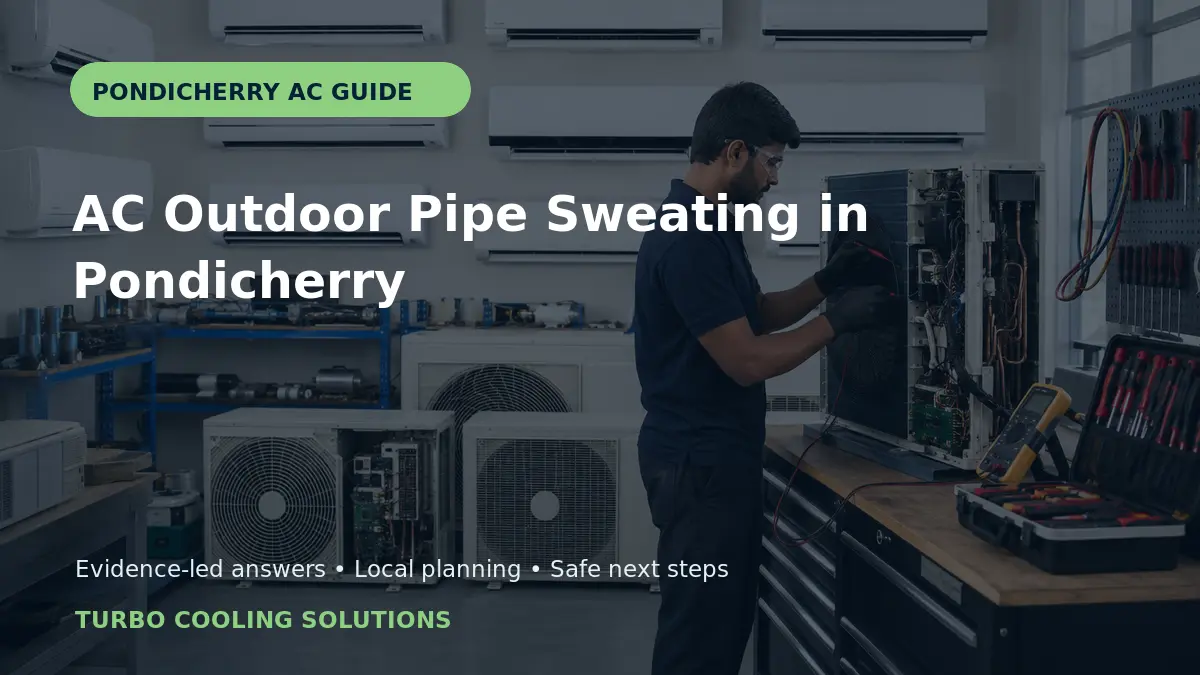 AC Outdoor Pipe Sweating in Pondicherry: Normal or Fault? - Turbo Cooling Solutions local guide