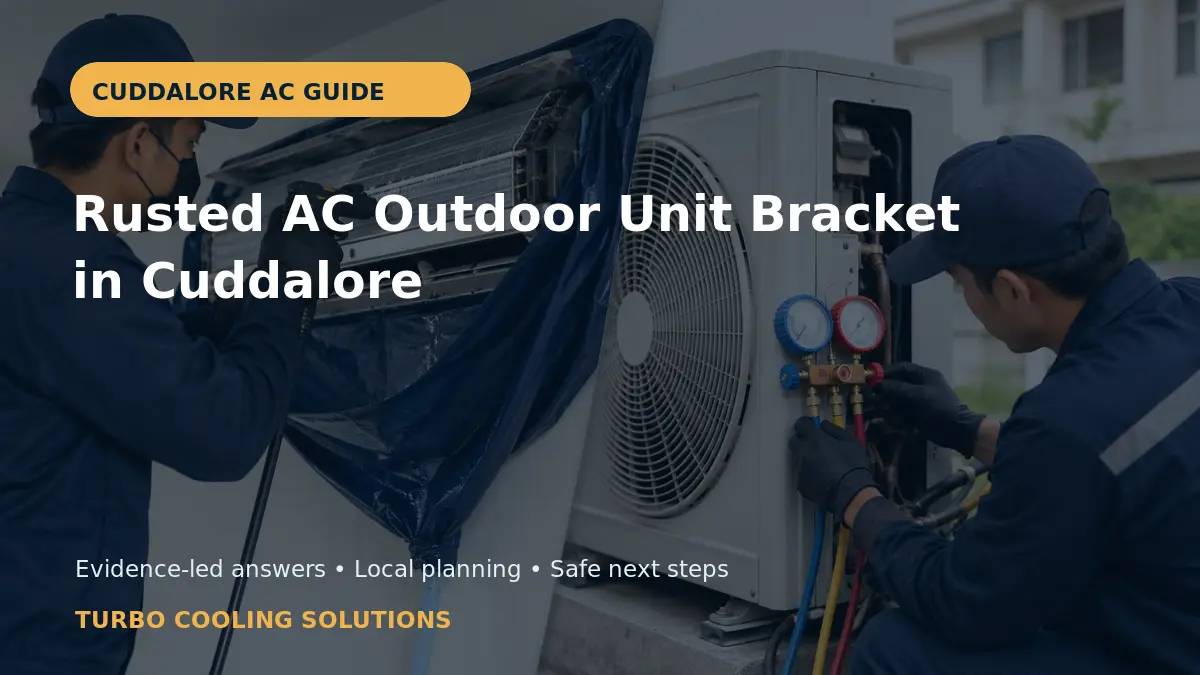 Rusted AC Outdoor Unit Bracket in Cuddalore: Safety Guide - Turbo Cooling Solutions local guide