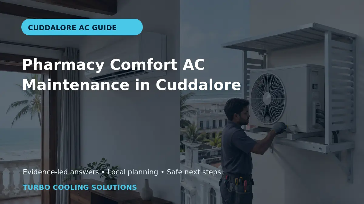 Pharmacy Comfort AC Maintenance in Cuddalore - Turbo Cooling Solutions local guide
