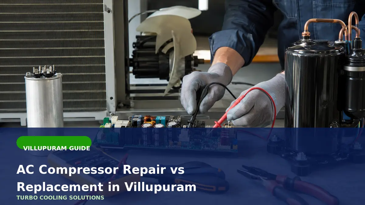 AC Compressor Repair vs Replacement in Villupuram - Turbo Cooling Solutions local guide