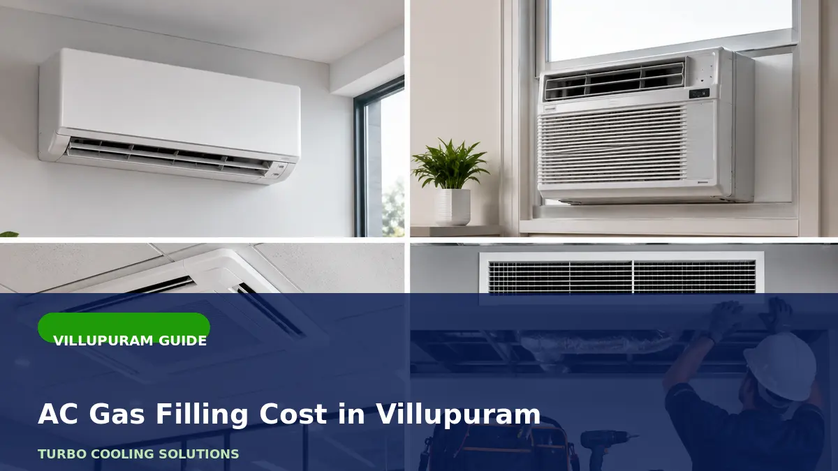 AC Gas Filling Cost in Villupuram: What Changes the Price? - Turbo Cooling Solutions local guide