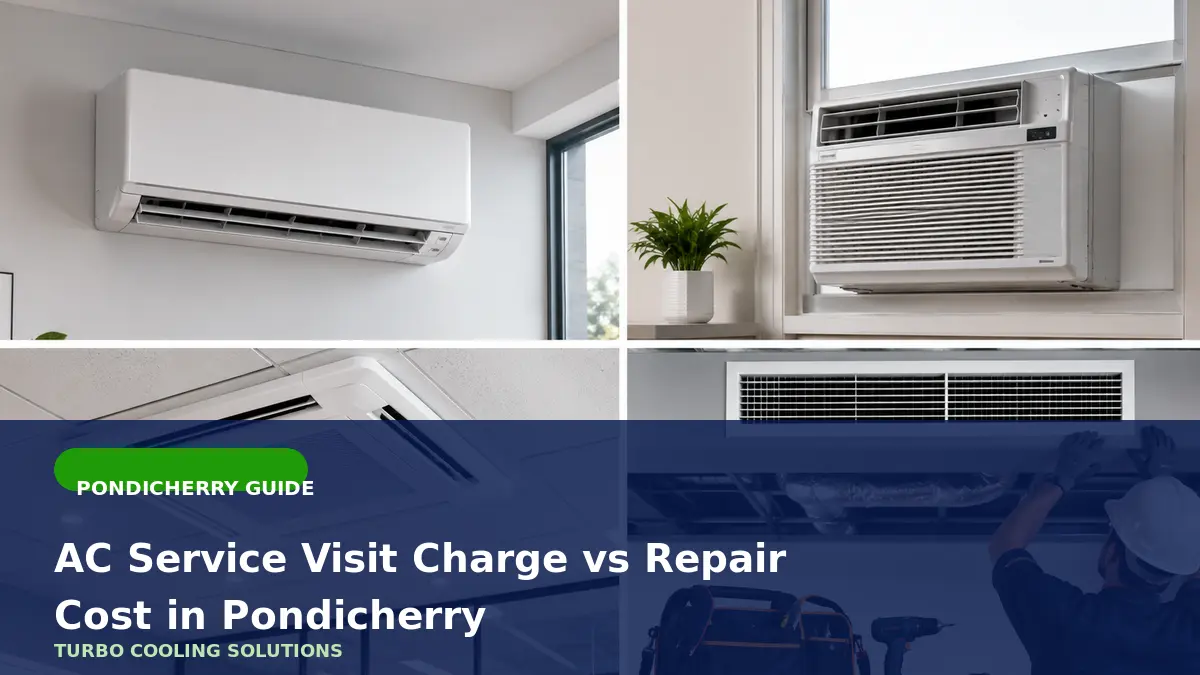 AC Service Visit Charge vs Repair Cost in Pondicherry - Turbo Cooling Solutions local guide