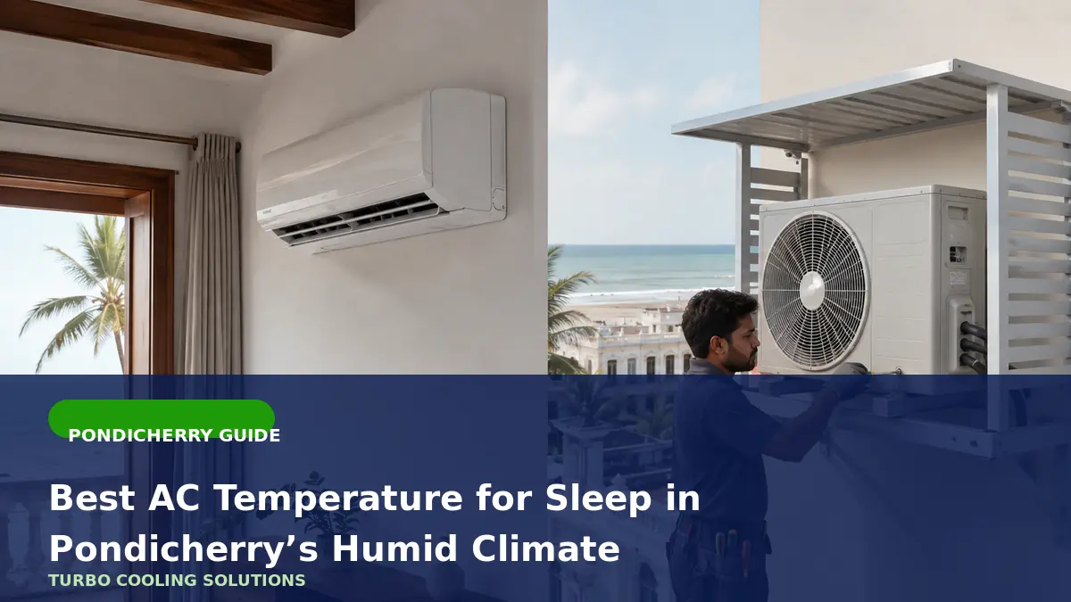 Best AC Temperature for Sleep in Pondicherry’s Humid Climate - Turbo Cooling Solutions local guide
