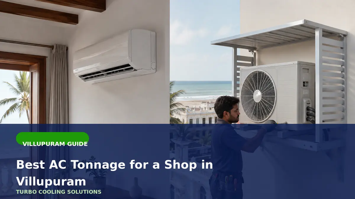 Best AC Tonnage for a Shop in Villupuram - Turbo Cooling Solutions local guide