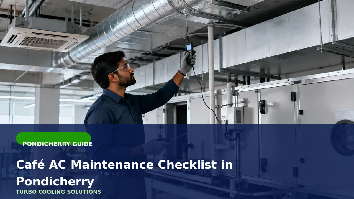 Café AC Maintenance Checklist in Pondicherry - Turbo Cooling Solutions local guide