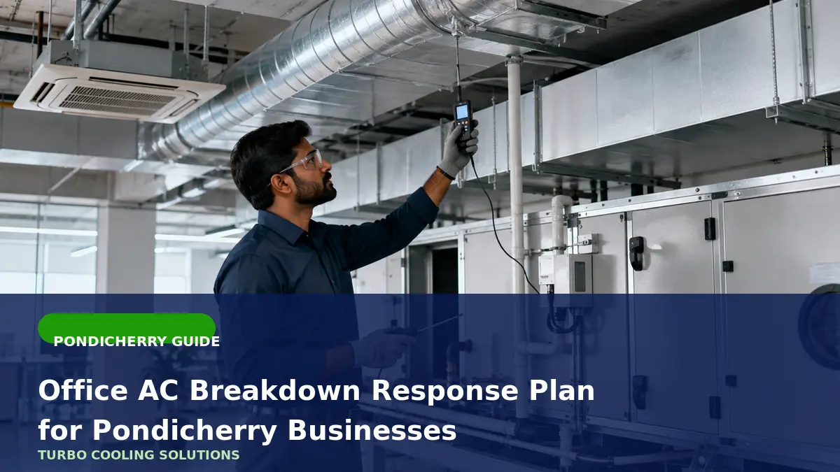 Office AC Breakdown Response Plan for Pondicherry Businesses - Turbo Cooling Solutions local guide