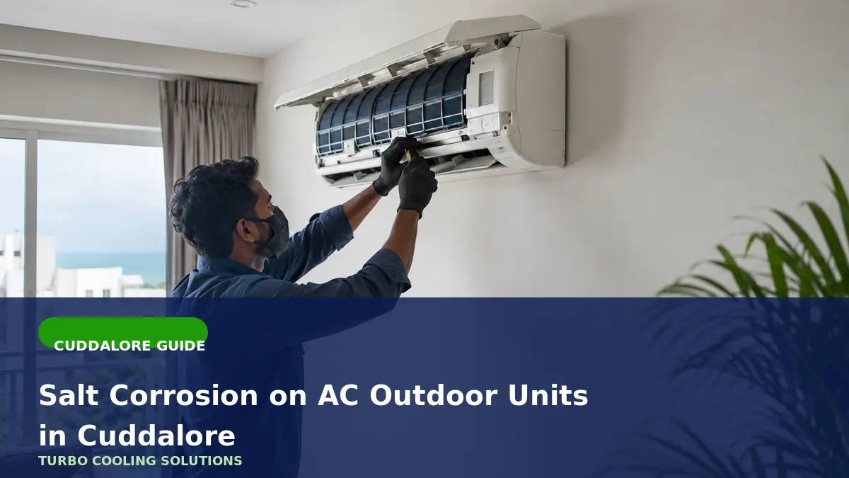 Salt Corrosion on AC Outdoor Units in Cuddalore - Turbo Cooling Solutions local guide