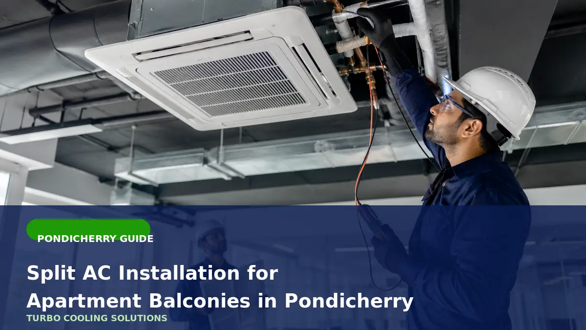 Split AC Installation for Apartment Balconies in Pondicherry - Turbo Cooling Solutions local guide