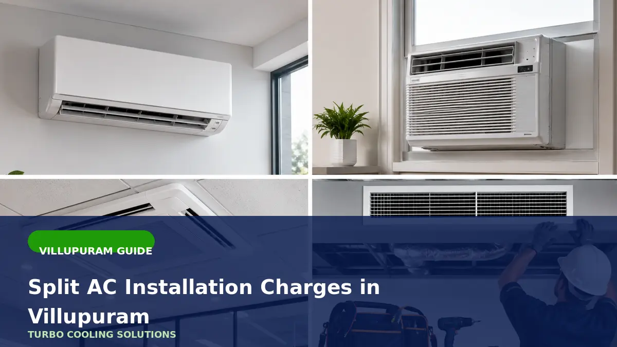 Split AC Installation Charges in Villupuram: Quote Checklist - Turbo Cooling Solutions local guide