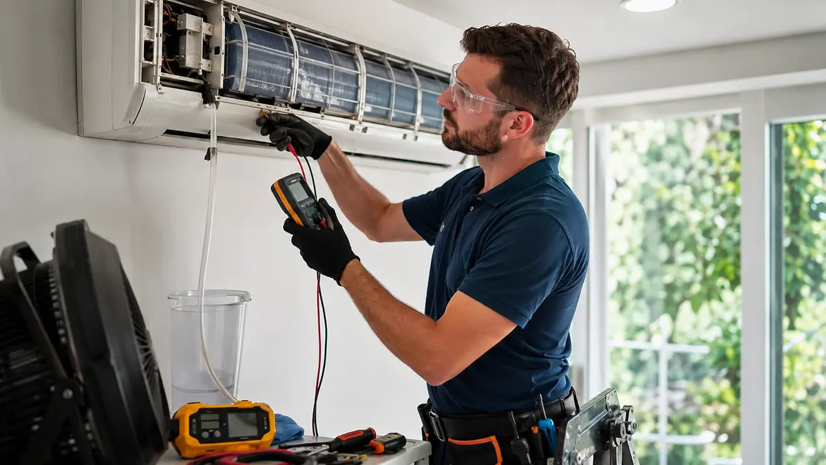 AC Bad Smell Cleaning in Pondicherry - professional Turbo Cooling Solutions guide