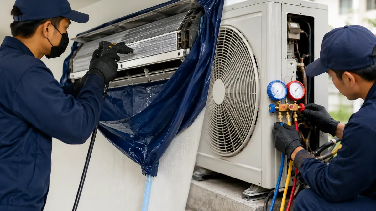 AC Uninstallation Service in Pondicherry - professional Turbo Cooling Solutions guide