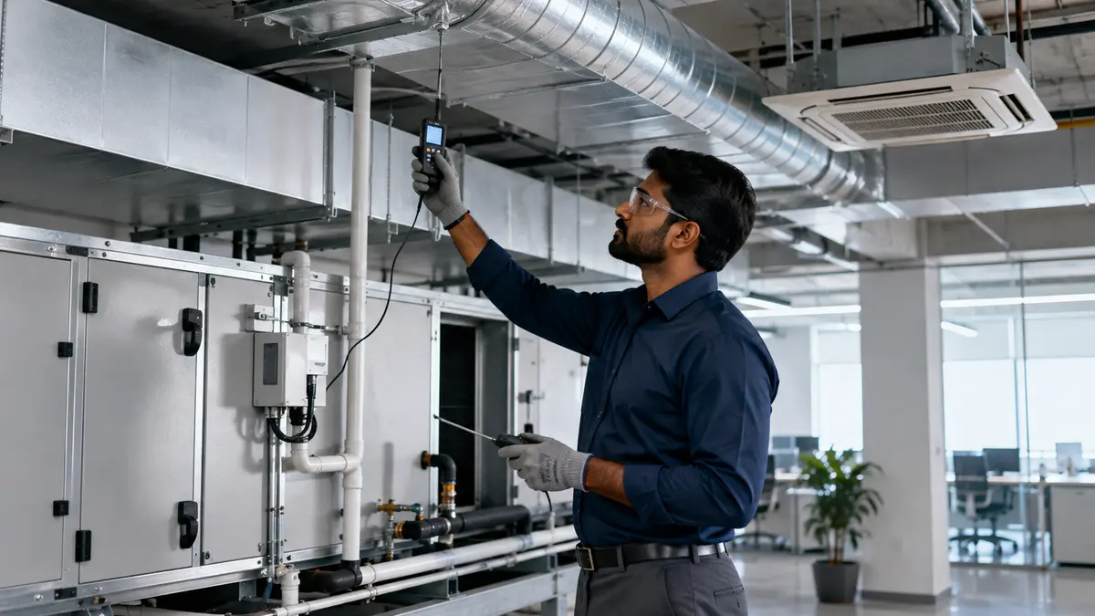 Central AC Maintenance in Pondicherry - professional Turbo Cooling Solutions guide