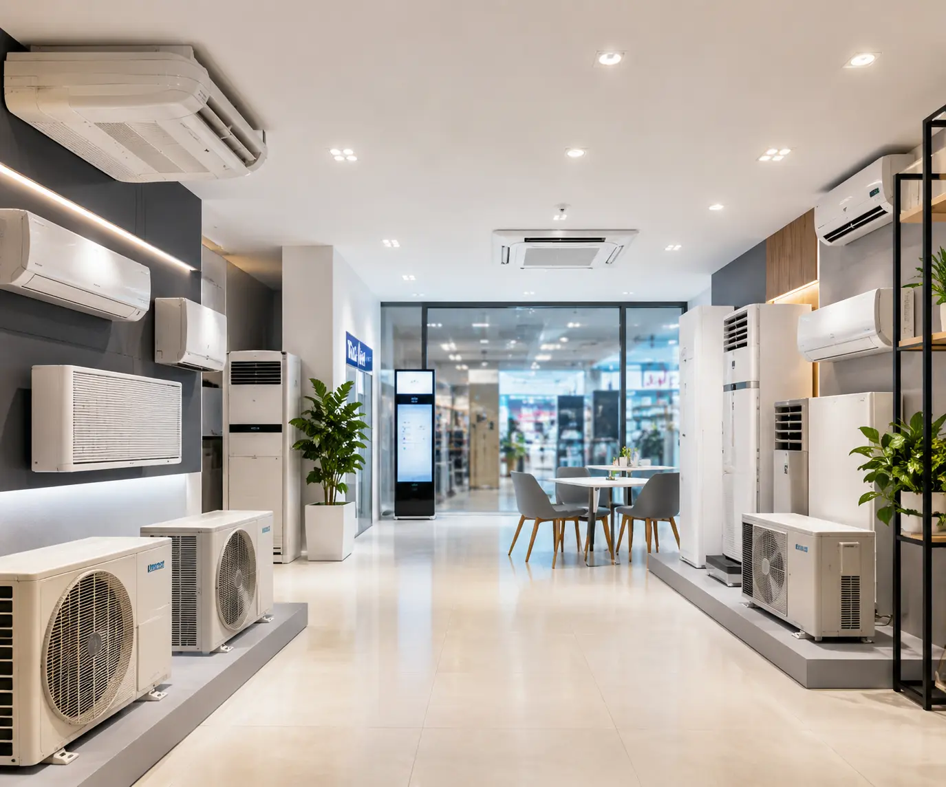 Retail showroom cooling